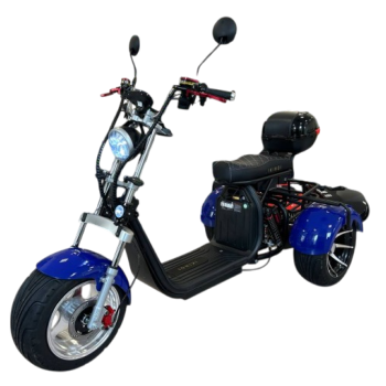 Электроскутер Ikingi X12 PRO Trike синий