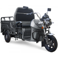 Грузовой электротрицикл Rutrike Вояж-П 1200 Трансформер 60V800W Темно-серый