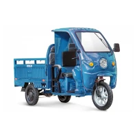 Грузовой электротрицикл Rutrike Гермес 1500 60V1200W темно-синий матовый