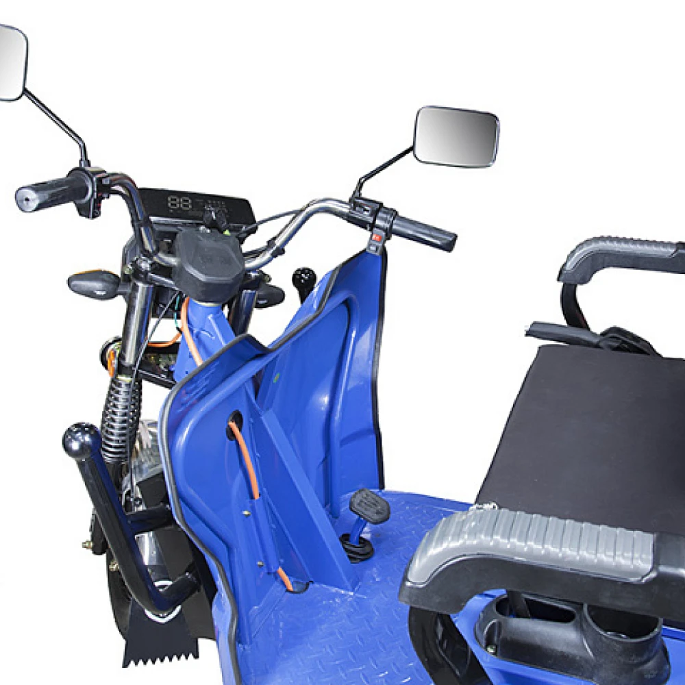 Грузовой электротрицикл Rutrike Габарит 1700 60V1200W синий матовый 9